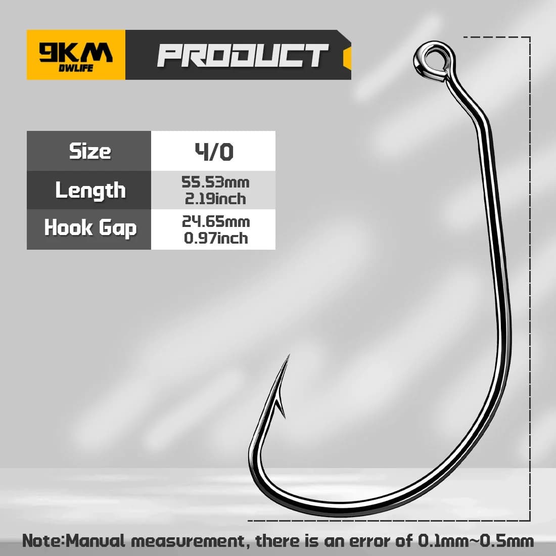 25–100 st EWG Wacky Jig maskkrokar